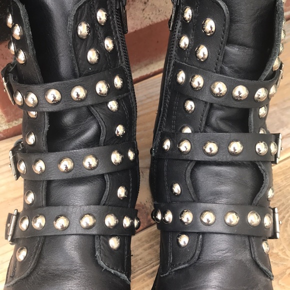 Steve Madden Mexican Leather Studded Boots - Picture 12 of 16